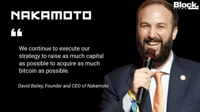 Nakamoto Holdings Raises $51.5M in Fresh Capital to Bolster Bitcoin Treasury