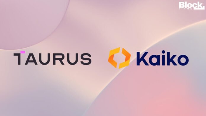 Taurus, Kaiko Partner to Advance Digital Asset Infrastructure for Institutions
