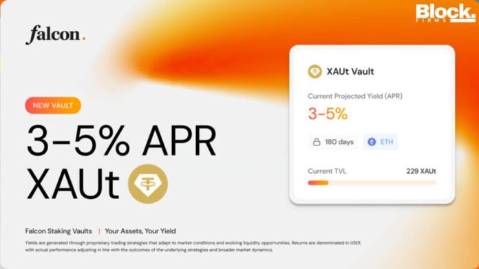 Falcon Finance Adds Tokenized Gold to its Staking Vault Product Suite