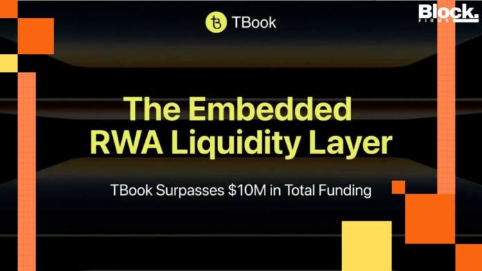 RWA Liquidity Protocol TBook Hits $100M+ Valuation in SevenX-Led Funding Round