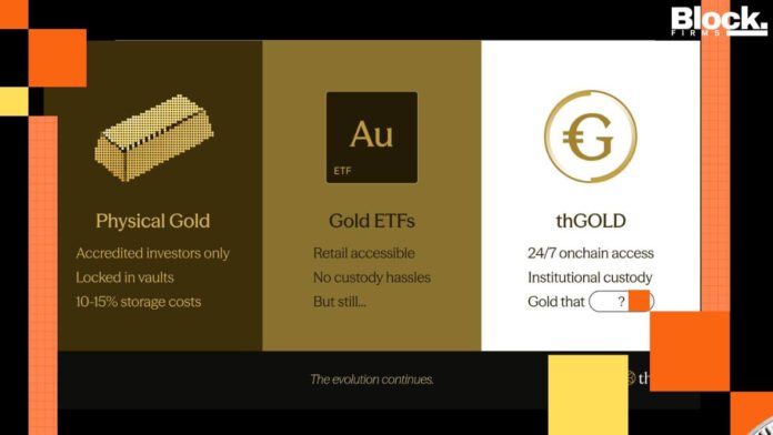 Tokenized gold, but with yield Theo launches thGOLD on Hyperliquid, Uniswap, and more
