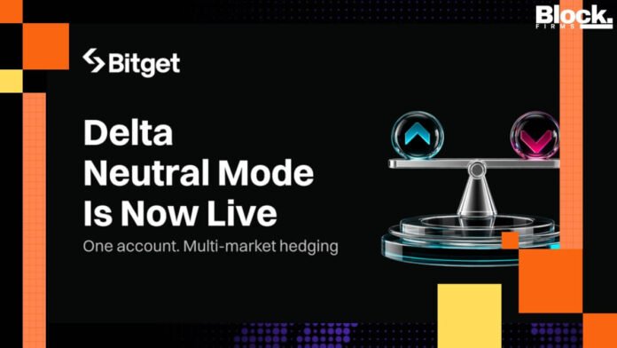 Bitget Adds Delta Neutral Mode for Hedged Crypto Trading