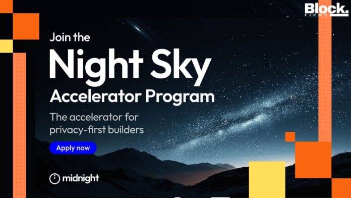 Midnight Foundation Launches Night Sky Accelerator to Support Privacy-First Startups